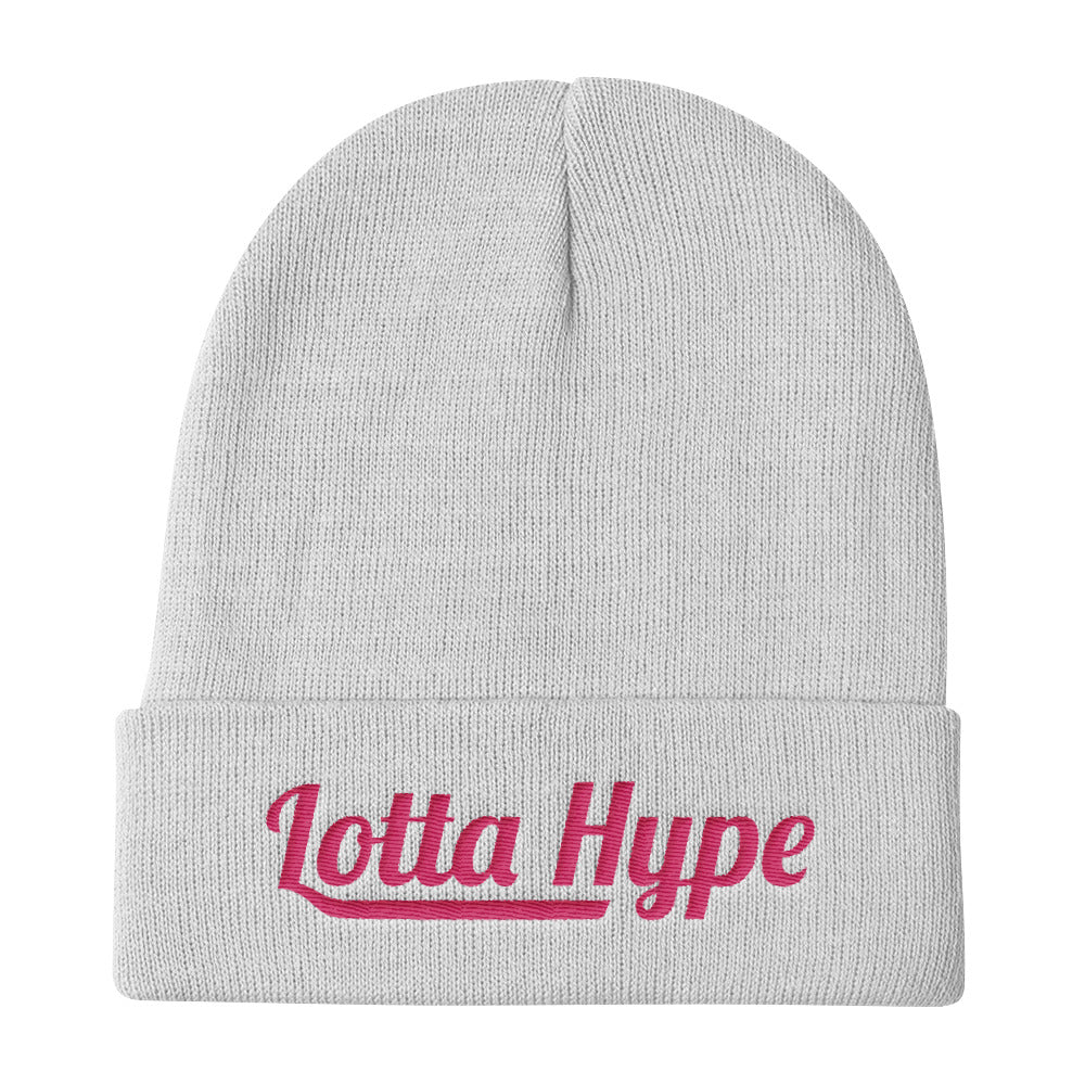 Pink Font  -  Knit Beanie
