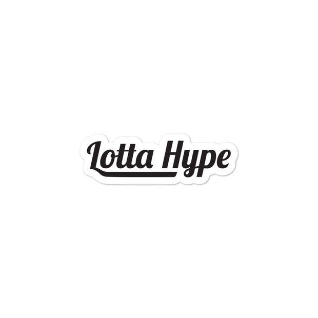 Lotta Hype Logo - Sticker